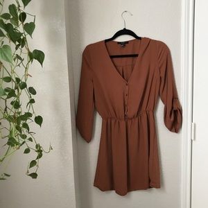 Flowy orange dress